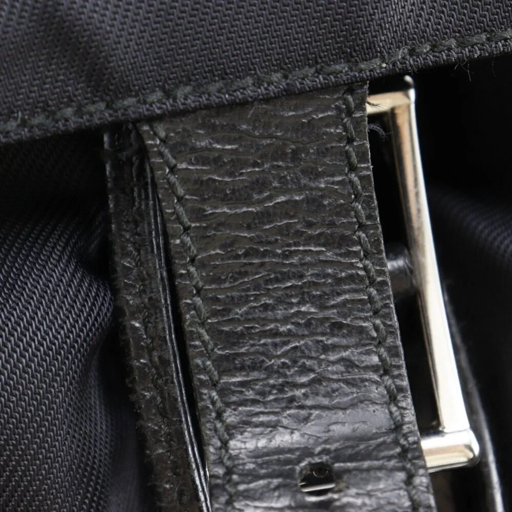 GUCCI Black Leather Backpack